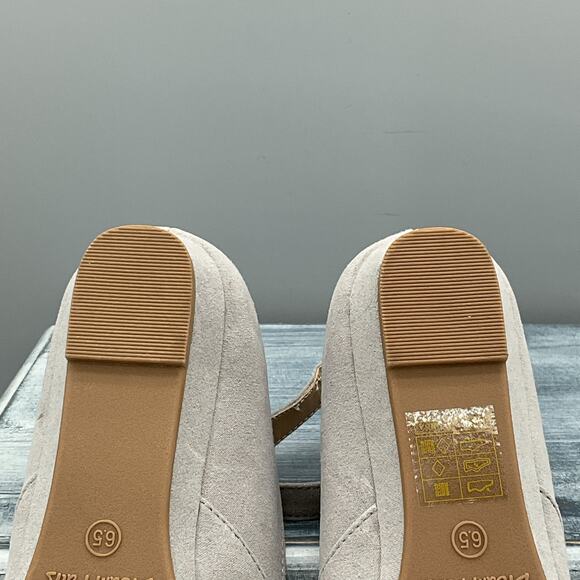 NEW DREAM PAIRS Women's Revona Low Wedge Flats Gray Size 6.5 - Picture 9 of 10